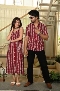 New collection of Bagru hand block printed cotton one piece

🔺 Elastic in back 
🔺 Adjuster in Sleeves 
🔺 All Buttons are openable 