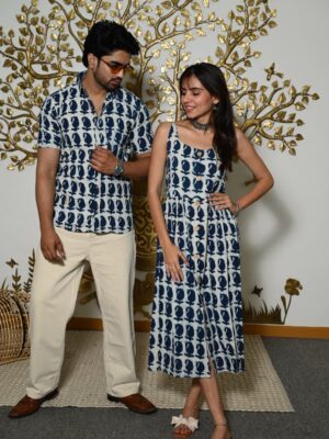 New collection of Bagru hand block printed cotton one piece 🔺 Elastic in back 🔺 Adjuster in Sleeves 🔺 All Buttons are openable