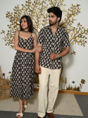 New collection of Bagru hand block printed cotton one piece 🔺 Elastic in back 🔺 Adjuster in Sleeves 🔺 All Buttons are openable